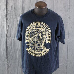 Dropkick Murphys Shirt (Retro) - 2014 Fall Tour Anchors Up - Men's 2XL
